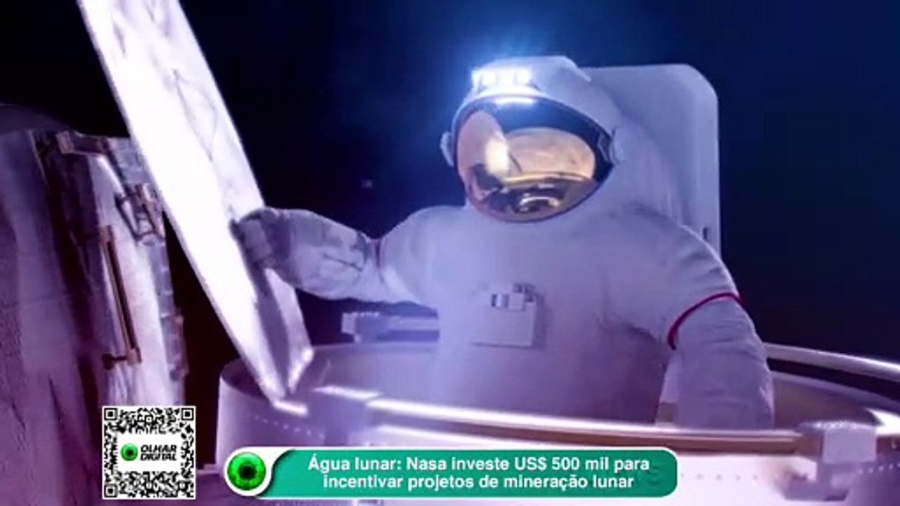 Água lunar Nasa investe US$ 500 mil para incentivar projetos de mineração lunar