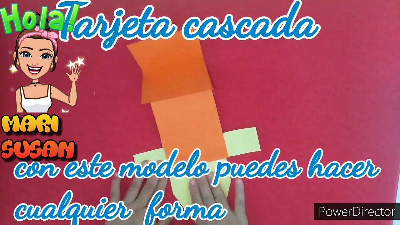 Cómo hacer una tarjeta acordeón /how to make an accordion card