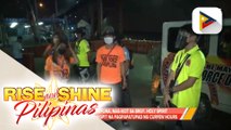 QC Task Force Disiplina, nag-ikot sa Brgy. Holy Spirit bilang bahagi ng mahigpit na pagpapatupad ng curfew hours; Mga nahuling menor de edad, pagmumultahin at ipatatawag ang mga magulang