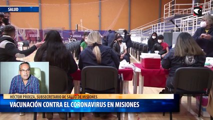 Vacunación contra el coronavirus en Misiones