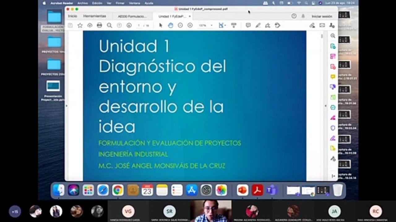 Proyectos 19hrs: Diagnóstico del entorno y desarrollo de la idea