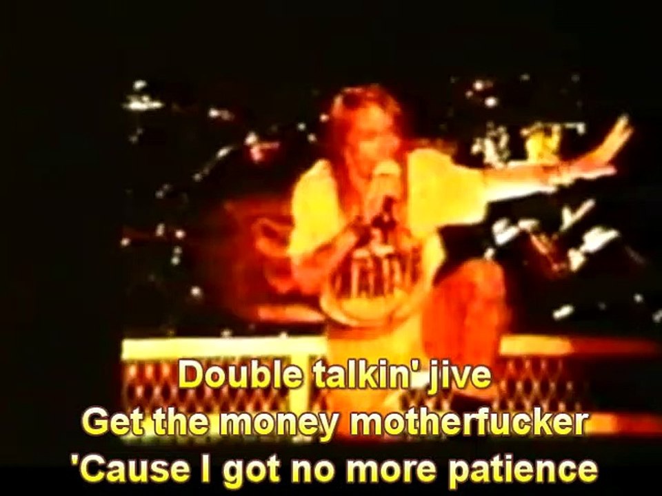 Double Talkin' Jive + Axl Rant w/Lyrics Guns N' Roses Wembley 1991