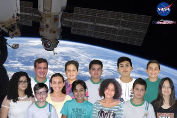 Estudantes de Monte Horebe representam Brasil em programa da NASA e controlam câmera espacial
