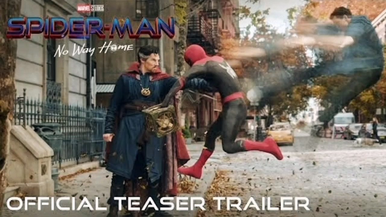 SPIDER MAN NO WAY HOME TRAILER Tom Holland Jamie Foxx Alfred Molina Benedict Cumberbatch Zendaya