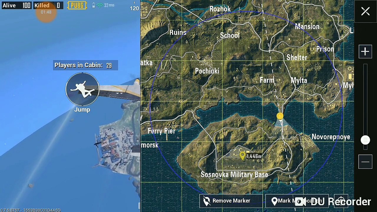 PUBG_ Solo arcade- mini map
