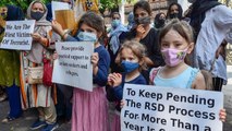 Not going anywhere until demands met: Afghan refugees protest outside UNHCR office in Delhi