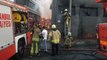 Kağıthane'de 6 katlı plastik fabrikasında korkutan yangın