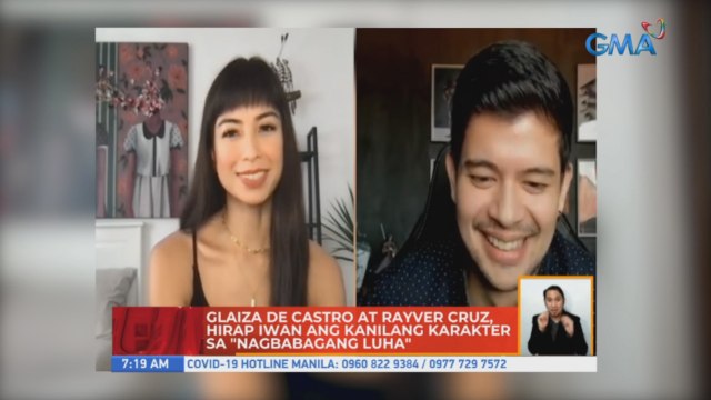 Glaiza de Castro at Rayver Cruz, hirap iwan ang kanilang karakter sa Nagbabagang Luha | UB