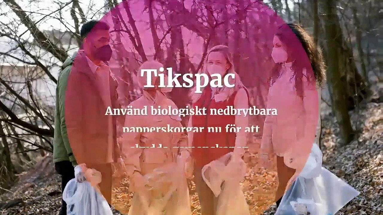 Tikspac - Återvinn ditt avfall "Gör en ändring innan det blir för sent".