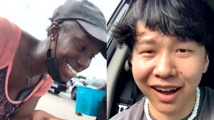 '*16 Million+ Views* Ladies Jokingly Accuse Asian Man of Smoking Weed Because of his Small Eyes'