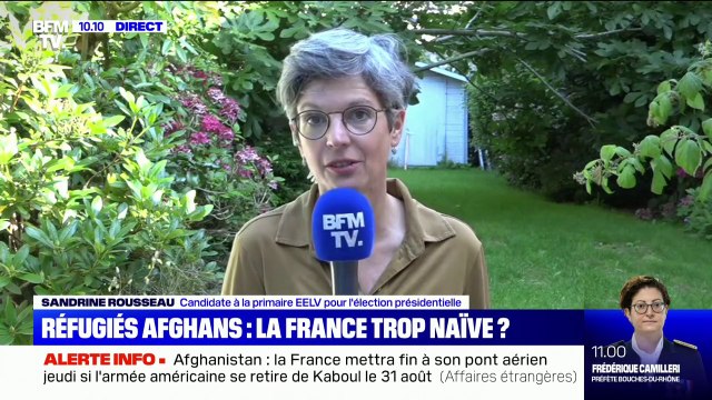 Sandrine Rousseau (candidate à la primaire EELV): La France fait partie des pays qui accueillent le moins d'Afghans