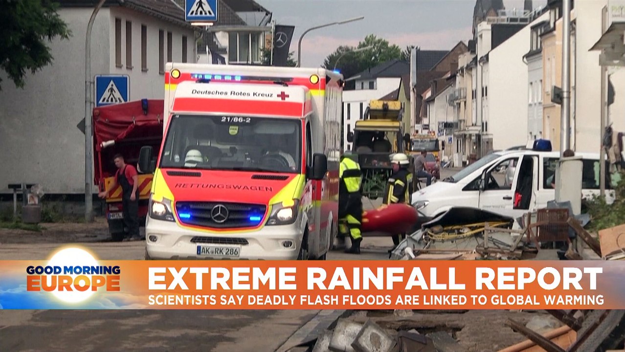 The climate crisis made this summer's deadly floods in Europe 'up to 9 times more likely'