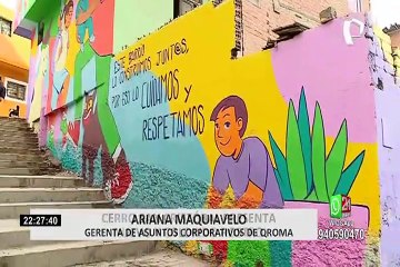Proyecto Arcoíris viene dando un nuevo rostro y color al cerro San Cristóbal
