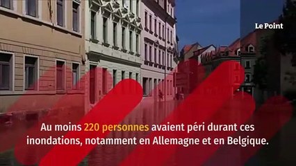 Les inondations de juillet en Europe liées au changement climatique