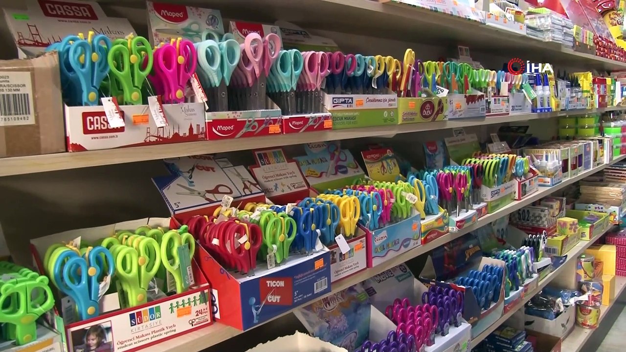 Kırtasiyeciler yüz yüze eğitim dönemi öncesi hazırlıklarını tamamladı