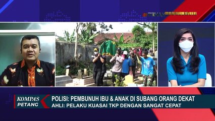 Pembunuh Ibu dan Anak di Subang Disebut Menguasai TKP dengan Sangat Cepat