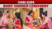 Sushmita Sen blesses sister-in-law Charu Asopa at her baby shower ceremony