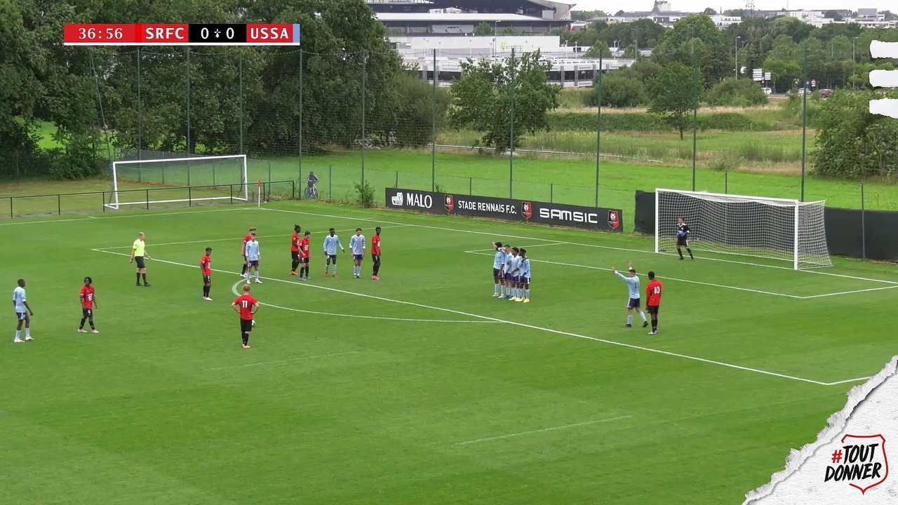 U19. Les buts rennais face à Vertou