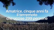 Amatrice, cinque anni fa il terremoto che uccise 299 persone