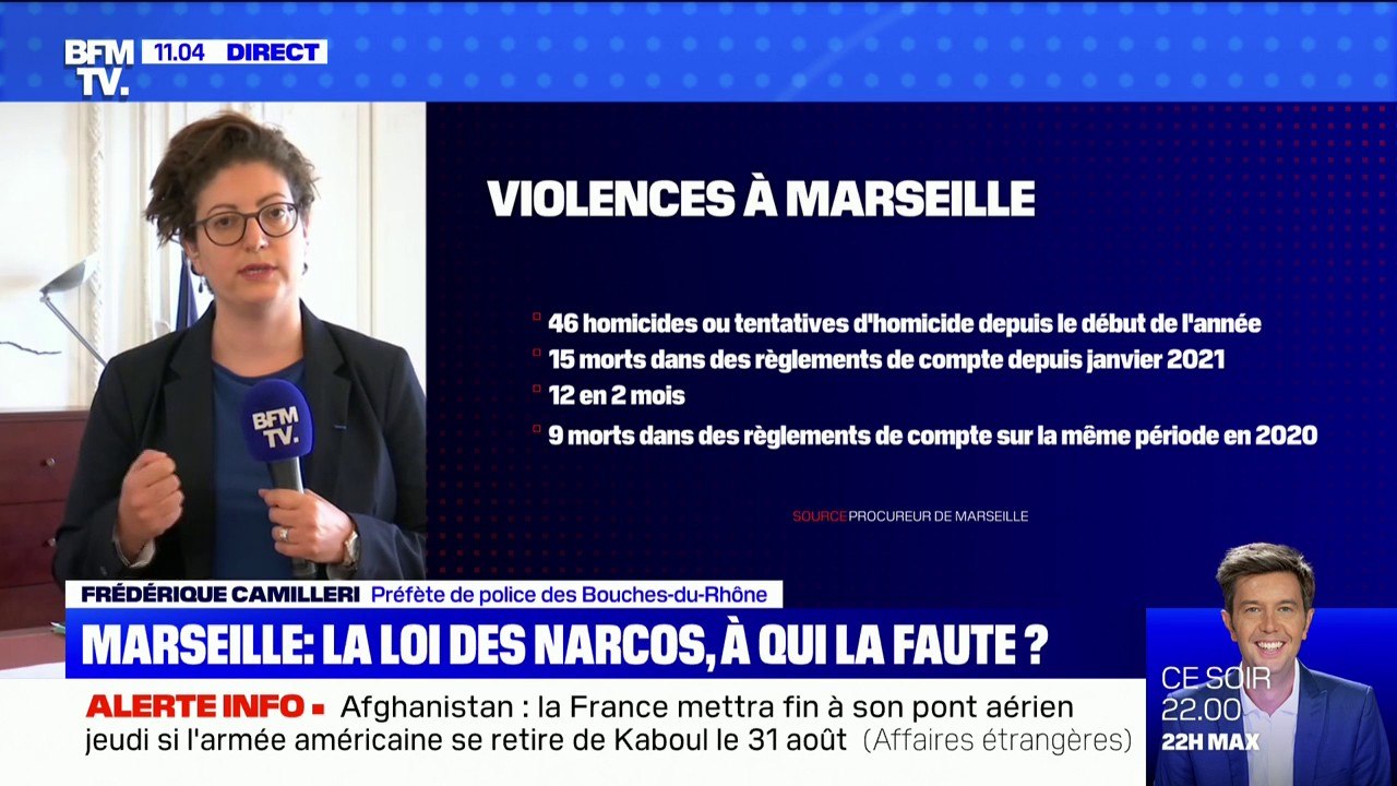 Frédérique Camilleri, préfète de police des Bouches-du-Rhône: "Il y a une accélération indéniable du phénomène d'assassinat" à Marseille