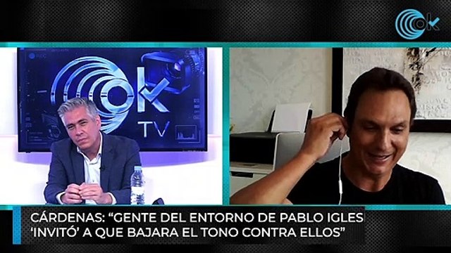 Cárdenas: “Gente del entorno de Pablo Iglesias me ‘invitó’ a que bajara el tono contra ellos”
