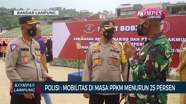 Polisi Sebut Mobilitas Dimasa PPKM Menurun 25 Persen