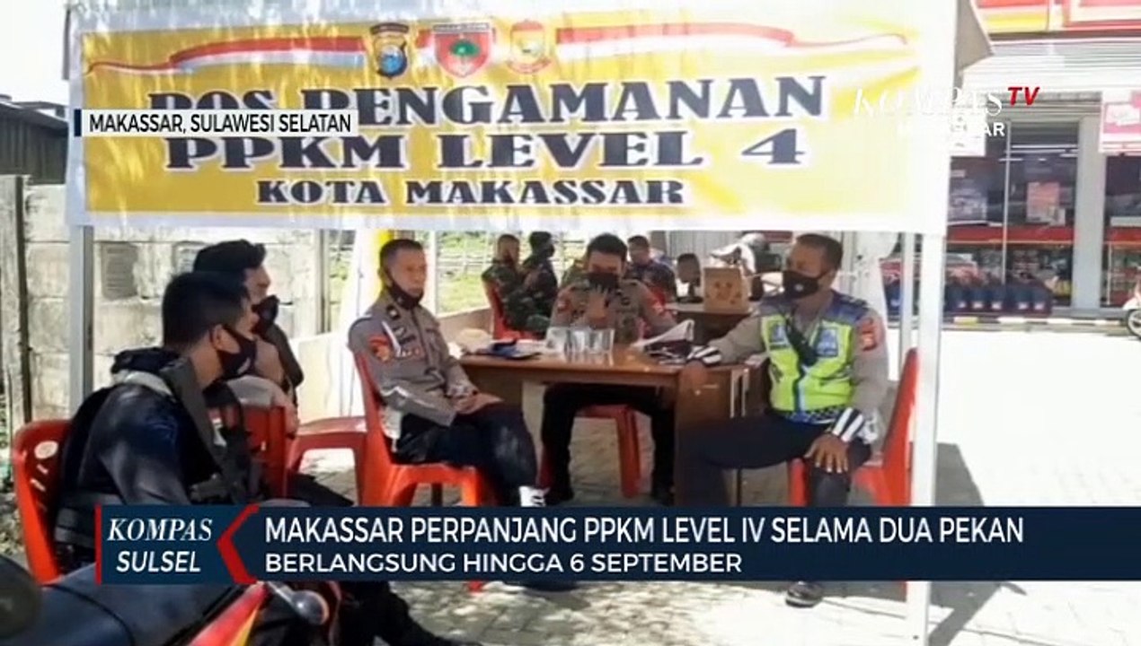 Perpanjang PPKM Level Iv Selama Dua Pekan Hingga 6 September 2021