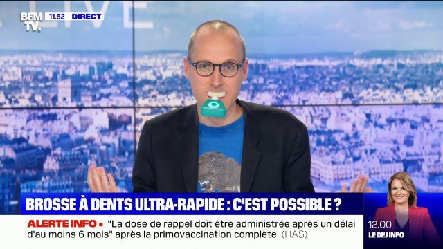 Se brosser les dents en moins de 10 secondes, c'est possible ? BFMTV répond à vos questions