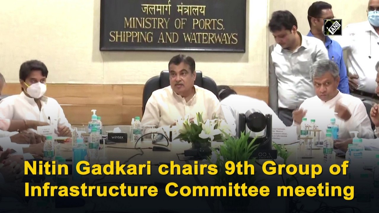 Nitin Gadkari chairs 9th Group of Infrastructure Committee meeting