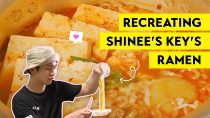 Recreating SHINee's Key's Ramen Recipe 