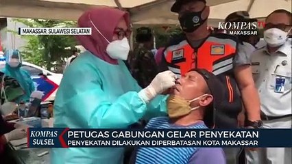 Sejumlah Warga Terjaring Penyekatan Ppkm Level 4