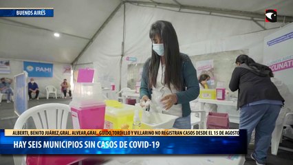 Hay seis municipios sin casos de Covid-19