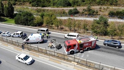 Kartal'da aşırı hızlı giden otomobil takla attı: 1 yaralı