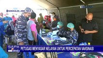 TNI AL Jemput Bola Vaksinasi Covid-19 untuk Nelayan di Pesisir Pantai