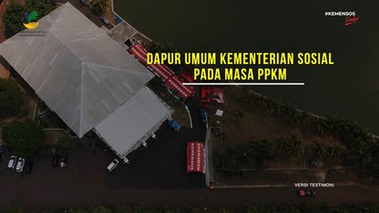 Melihat Kegiatan Dapur Umum Kemensos di Masa PPKM