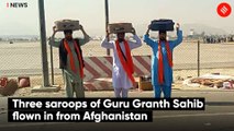 Three saroops of Guru Granth Sahib flown in from Afghanistan