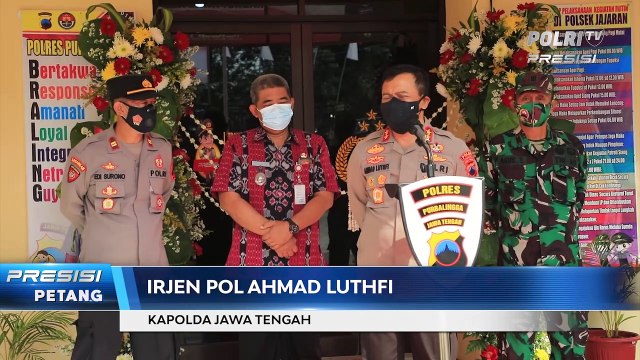 Resmikan Polsek Mrebet Polres Purbalingga, Kapolda Jateng Berharap Pelayanan Ditingkatkan