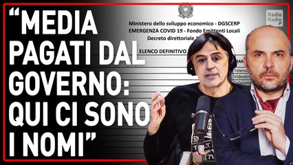 Download Video: IL GOVERNO PREMIA LA PROPAGANDA DEI MEDIA SUL COVID: IL DECRETO E L'ELENCO CON TV E RADIO PAGATE ▷ DURANTI E DRAGONI