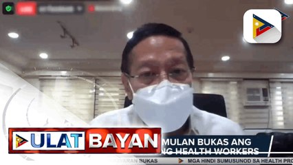 DOH, naglaan ng P311-M pondo para sa SRA ng health workers at target ipamahagi simula bukas