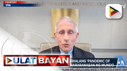 Ilang eksperto, naniniwalang 'Pandemic of the Unvaccinated' ang nararanasan ng mundo