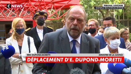 Éric Dupond-Moretti sur les violences à Marseille : «Ce n’est jamais suffisant et bien sûr il n’y a pas de recette miracle»