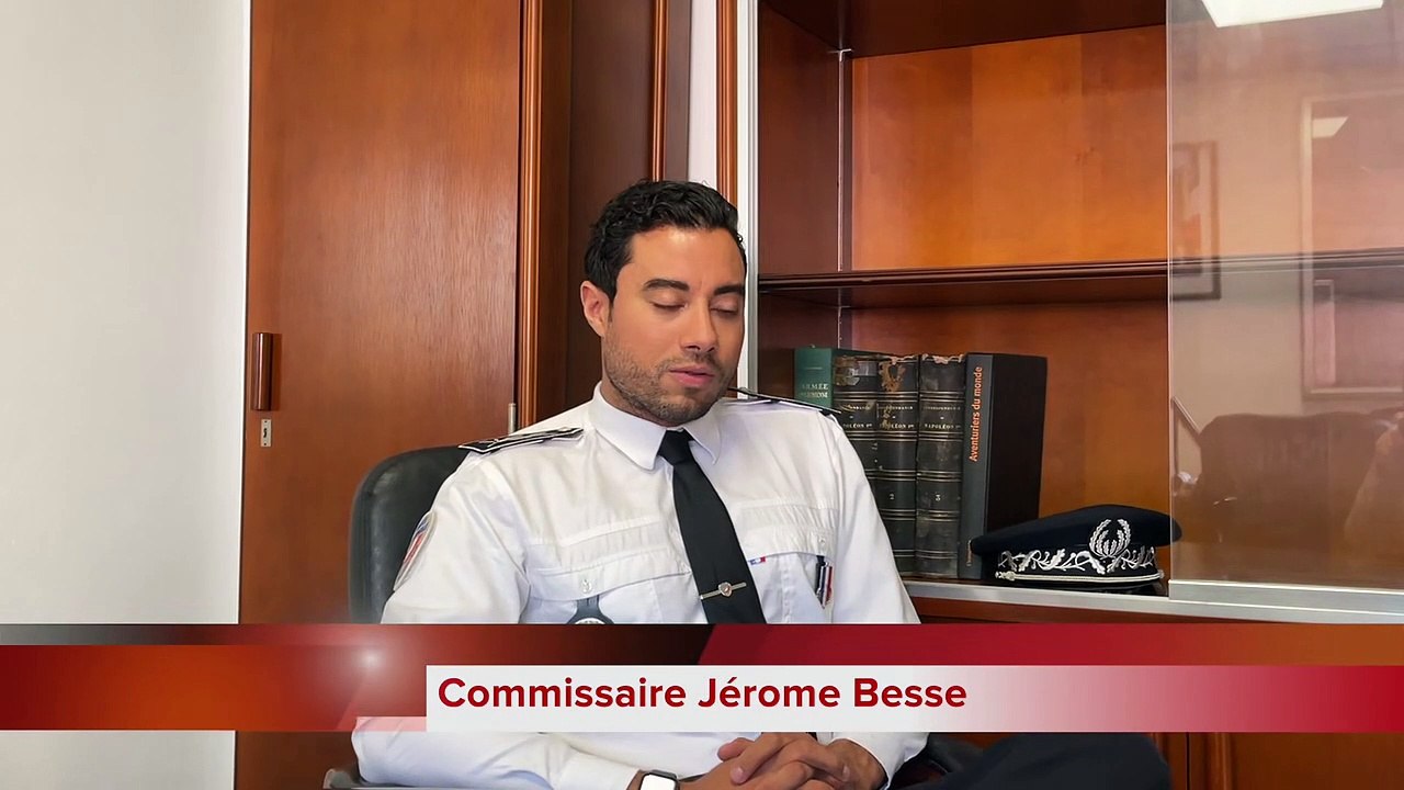 Commissaire Jérome Besse : "Forcement très malheureux de quitter mon île"