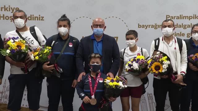 2020 Tokyo Paralimpik Oyunları'nda yarışları biten milli sporcular yurda döndü