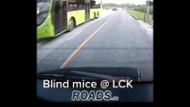 ANG MOH TOUR DE FRANCE CONFRONTS DRIVER BECAUSE HE IS BLIND AS A BAT