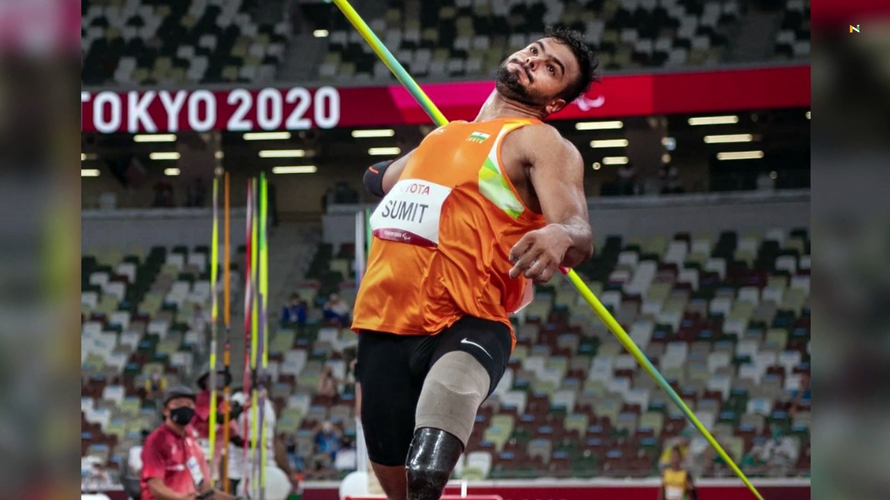 India's Sumit Antil breaks World record 3 times, wins Gold at Tokyo Paralympics