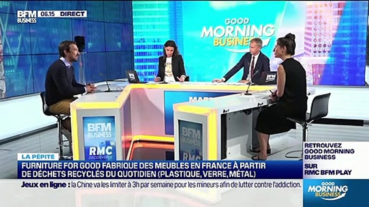 La  pépite : Furniture for Good fabrique des meubles en France à partir de déchets recyclés du quotidien par Lorraine Goumot - 31/08