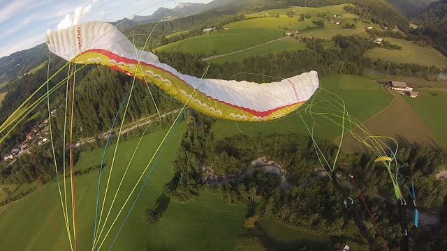 'Paragliding Fail | Pilot Botches Landing After Crashing into Trees'