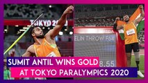Sumit Antil Wins Gold Medal in Men’s Javelin Throw F64 Event at Tokyo Paralympics 2020