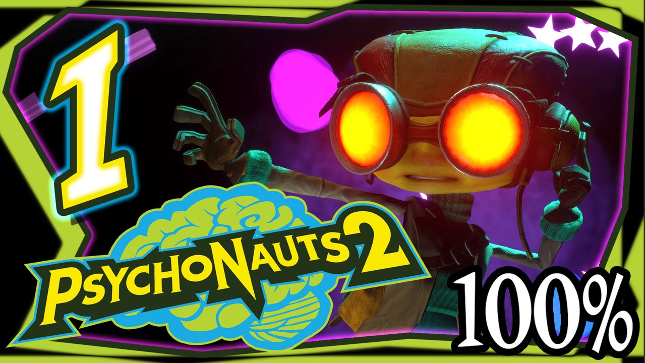 Psychonauts 2 Walkthrough Part 1 (XB1, PS4, PC) 100%