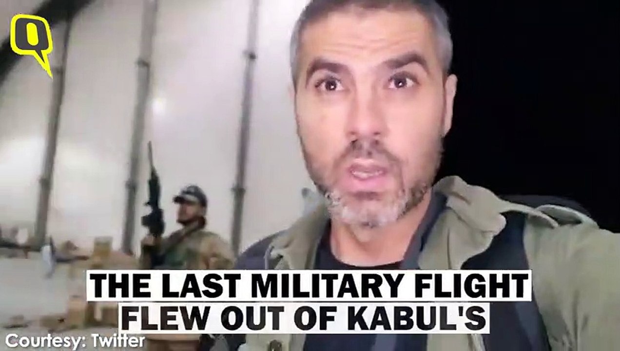 Afghan Crisis  Celebratory Gunfire by Taliban as US Completes Withdrawal of Forces From Afghanistan_....